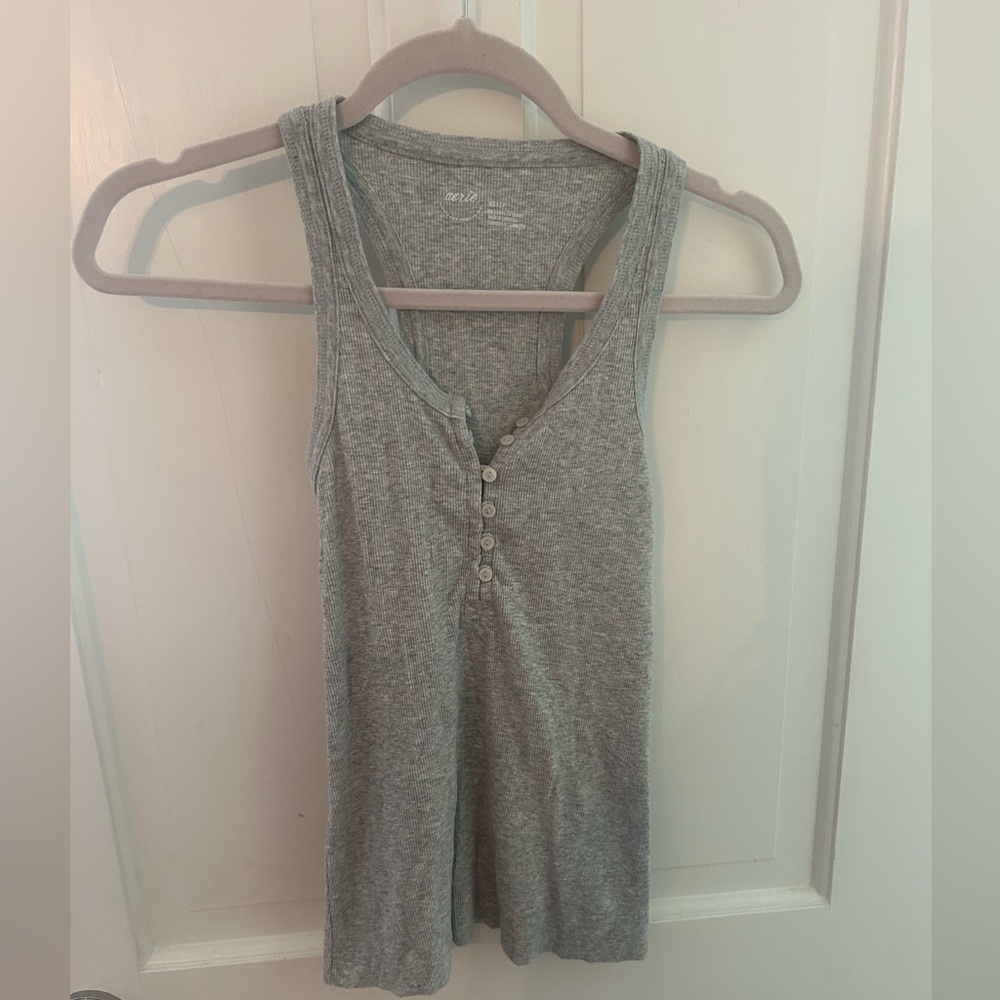 Aerie grey tank top size xs